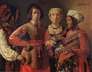 Georges de La Tour The Fortune Teller oil painting